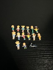 Polly Pocket Bluebird Vintage Figures Assorted Bundle X14 One Bike