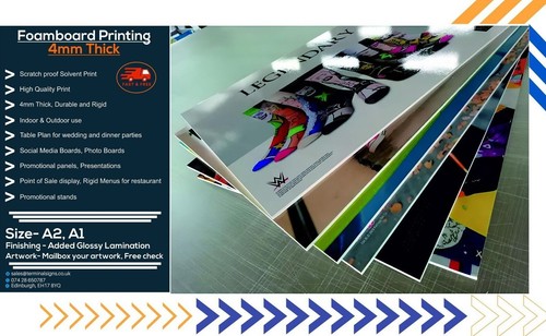 Custom printed foamboard