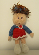 HAND KNITTED RAG DOLLY SOFT