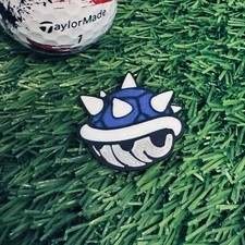 Blue Shell Golf Ball Marker 