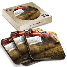 4 x Boxed Square Coasters -