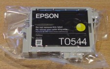 GENUINE EPSON T0544 TO544 Yellow cartridge FROG vacuum sealed ink for R800 R1800