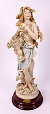 FLORENCE GIUSEPPE ARMANI FIGURE - SPRING LADY WITH BASKET OF FLOWERS - PERFECT