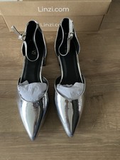 Linzi Silver Chrome Effect