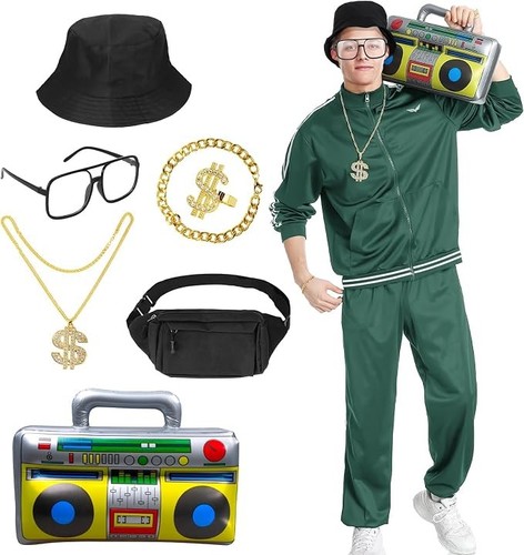 Mens 80s 90s tracksuit - mens,