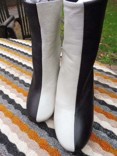 Topshop leather monochrome