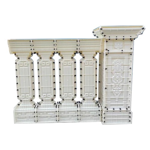 Roman column railing mold 90cm - roman,