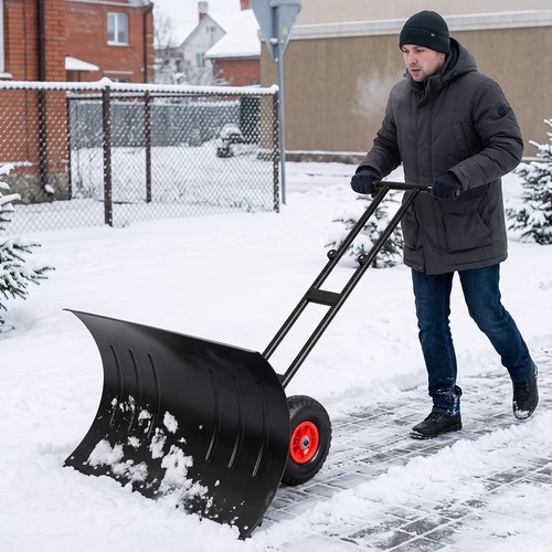 Adjustable dual bar snow - bar,