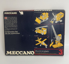 Vintage Meccano Set 3 With
