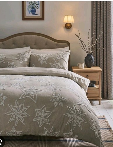 Next king size snowflake duvet - king,