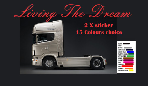 Living the dream - 2x, dream"
