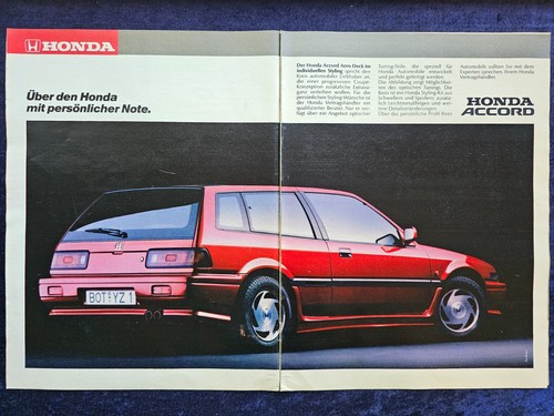 1987 honda accord - honda, deck
