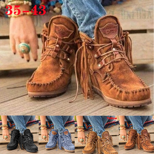 Women moccasin boots - women's, flat