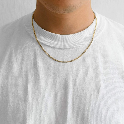 Men 3mm 18k gold plated - 3mm,