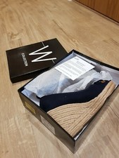 women summer spring shoes size 39 eur wallis dark blue platform open fingers