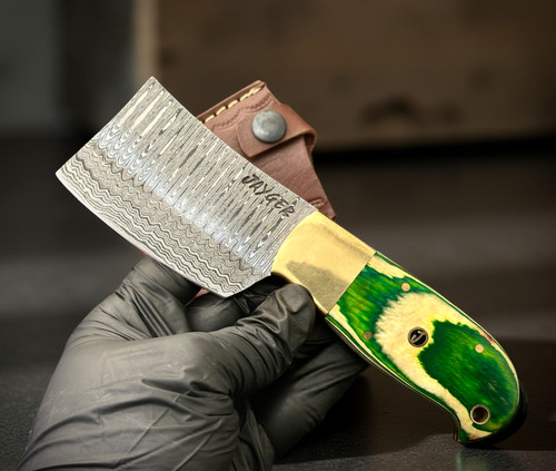 Hand forged damascus - hand,