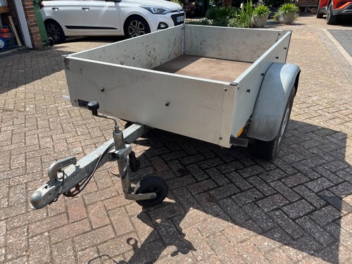 Goods camping trailer - goods,
