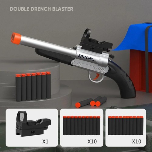 Soft bullet toy gun double - soft,
