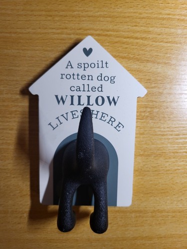 Personalised willow dog tail - "willow",