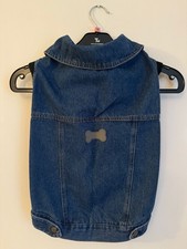 Dog Denim Jacket Size Large
