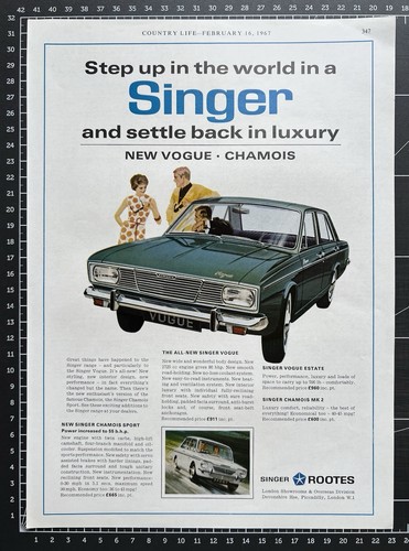 Rootes group singer - -,