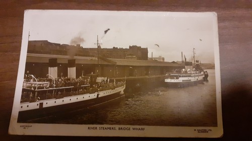 River steamers bridge wharf - bridge,
