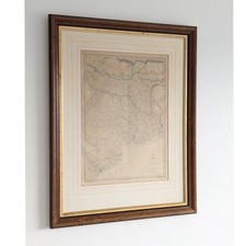 Antique Lithograph Map Bengal