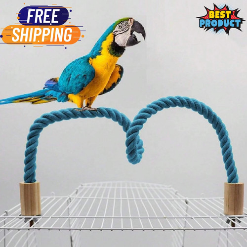 Bendable rope perch bird - bendable,