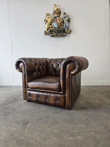 Superb tan brown - leather, tub