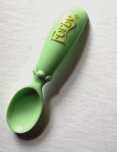 Furby vintage spoon - vintage, green