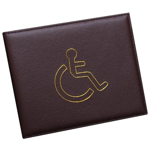 Genuine leather disabled - leather,