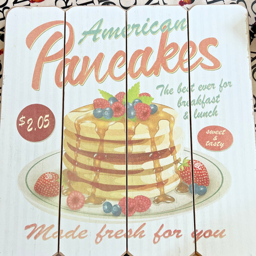 Retro american style pancakes - retro,