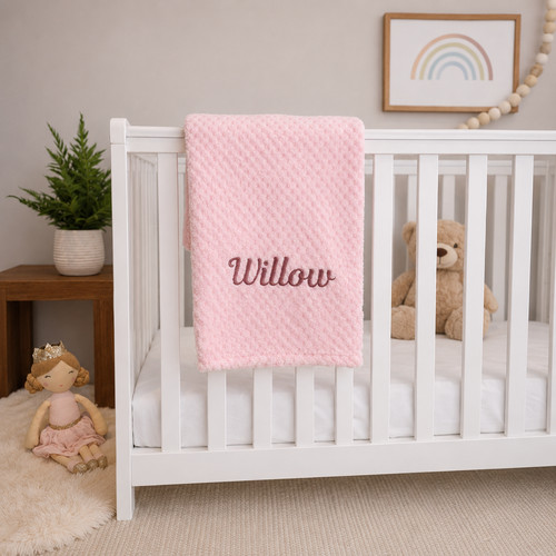 Personalised baby blanket - baby,