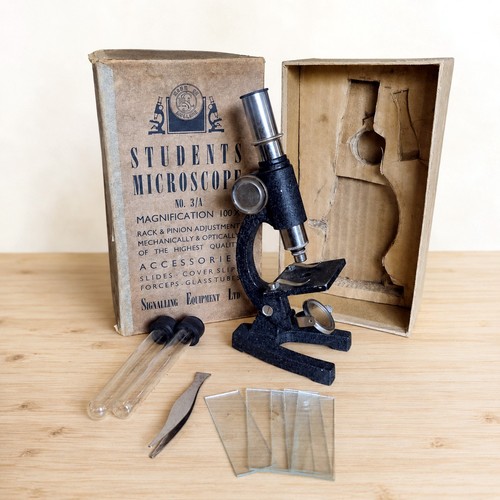Vintage students microscope - vintage, no