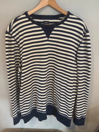 Fat face blue white striped - white,