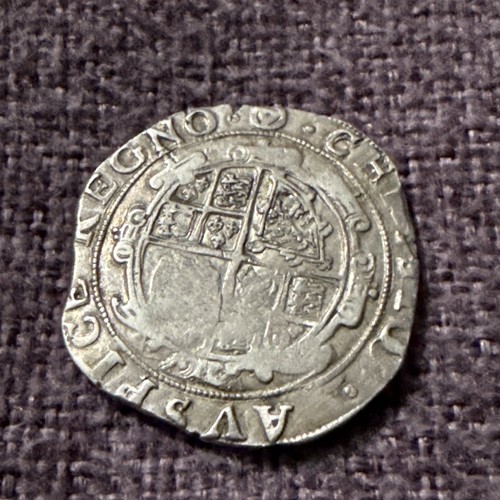 Charles half crown - i,
