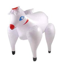 22" INFLATABLE SHEEP Blow Up Hen Stag Do Fun Party Accessory Reusable Toy 54cm