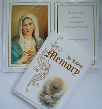 Deluxe Catholic Mass Card In