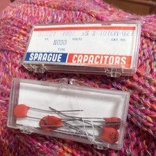 4X GENUINE SPRAGUE 27PF 1KV