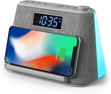 i-box Glow Bedside Alarm Clock