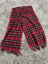 Lochmere Royal Stewart Tartan Check Cashmere Scarf
