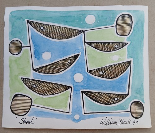 20th vintage abstract - c,