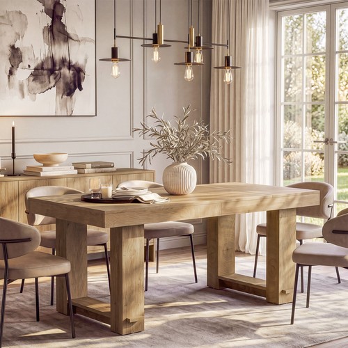 Rectangular dining table - 63",