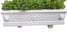 Reinforced Sandstone Garden Classic Style Troughs - Lion Faces & Latice - Heavy!