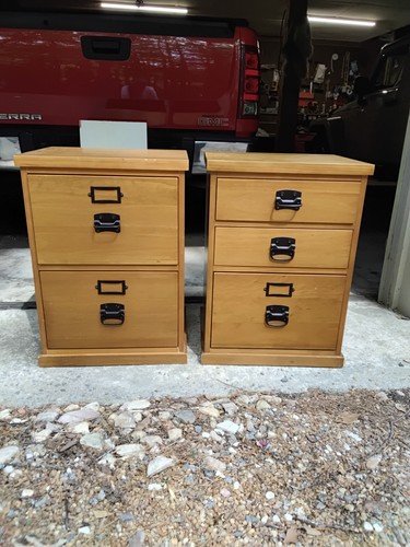 Vintage wooden filing