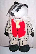 Knitted Soft Toy Badger 34cm high
