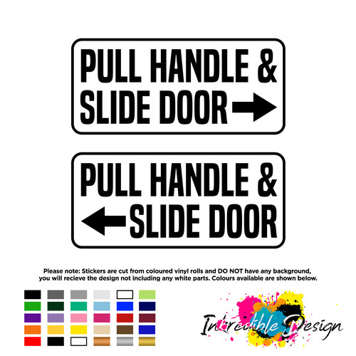 Pull handle slide - pull, door
