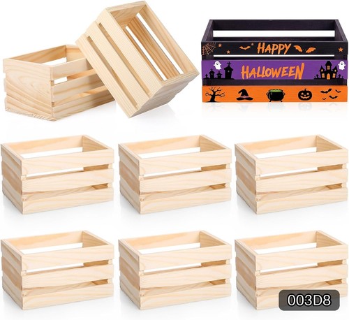 Mini wooden crates in - 5,