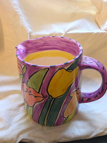 Hand painted ceramic - painted,
