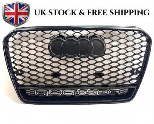 Gloss black honeycomb - black,